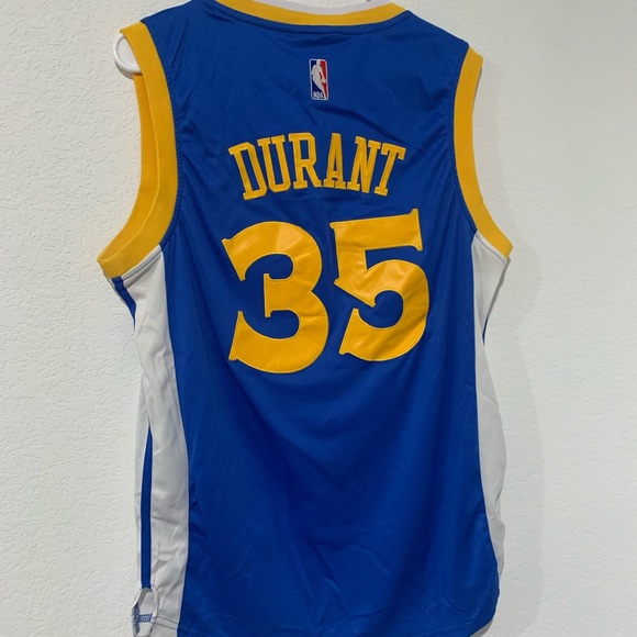 Mens Adidas Small Kevin Durant Golden State Warriors Jersey - Picture 2 of 3